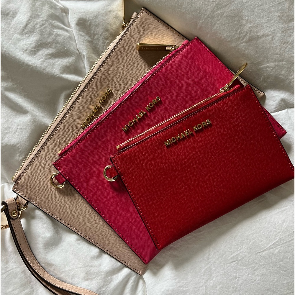 Michael Kors Jet Set Travel Trio Wristlet